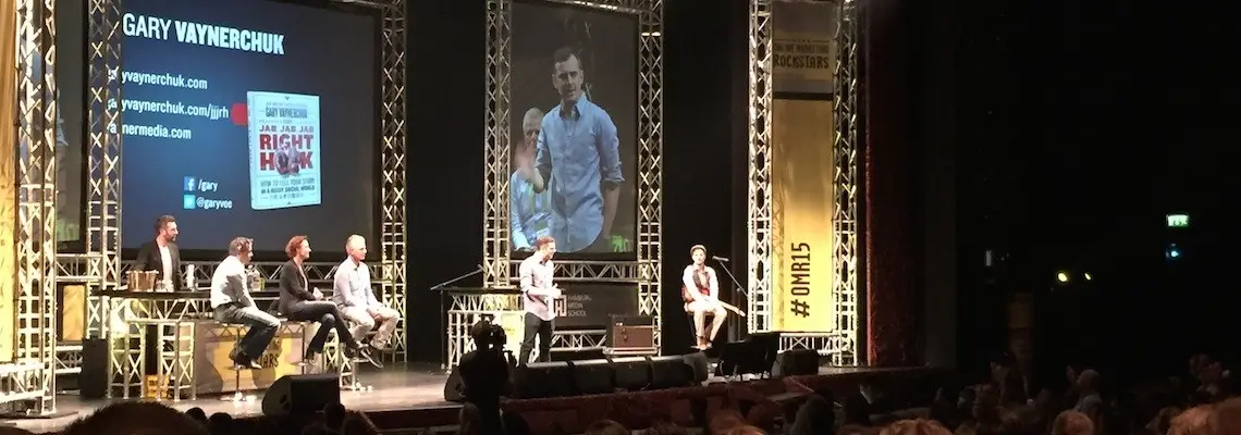 Webaufzug bei den Online Marketing Rockstars in Hamburg 2015
