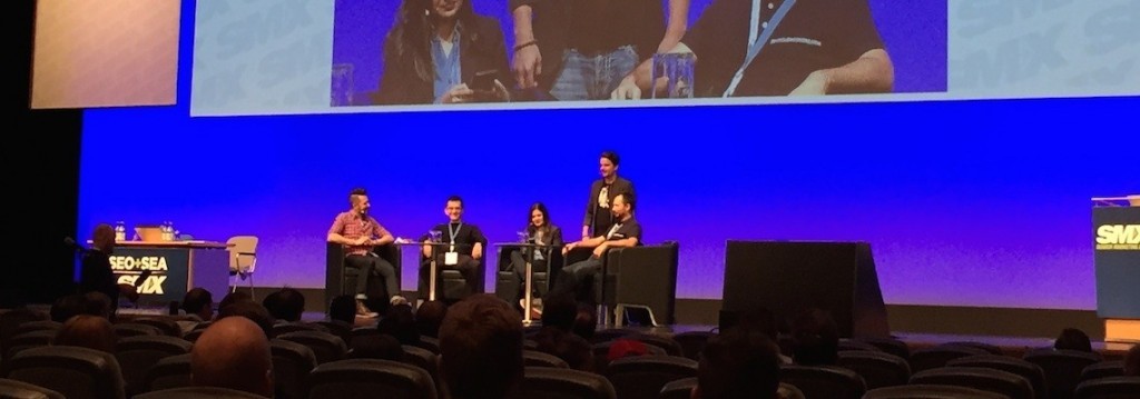 Webaufzug auf der SMX 2015 in München